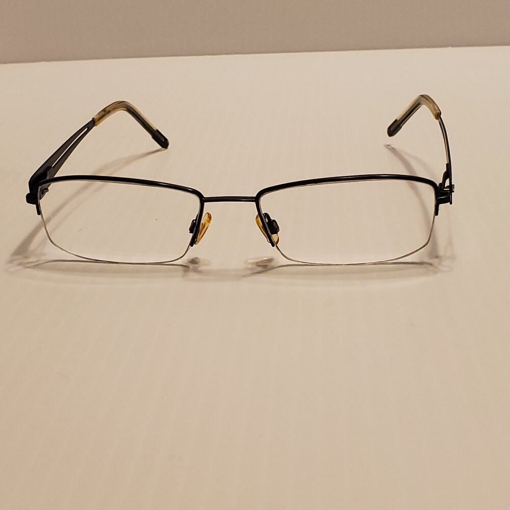 Lightec Morel France 6529 L Half Rim 54-18-140 Brown Eyeglasses Frames.